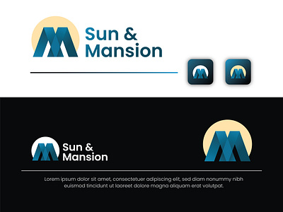 Mansion/Property business logo.