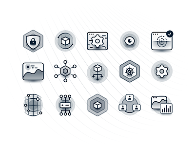 Icon Set for Traefik Labs 🌕 design icon icons light outlined tech traefik ui