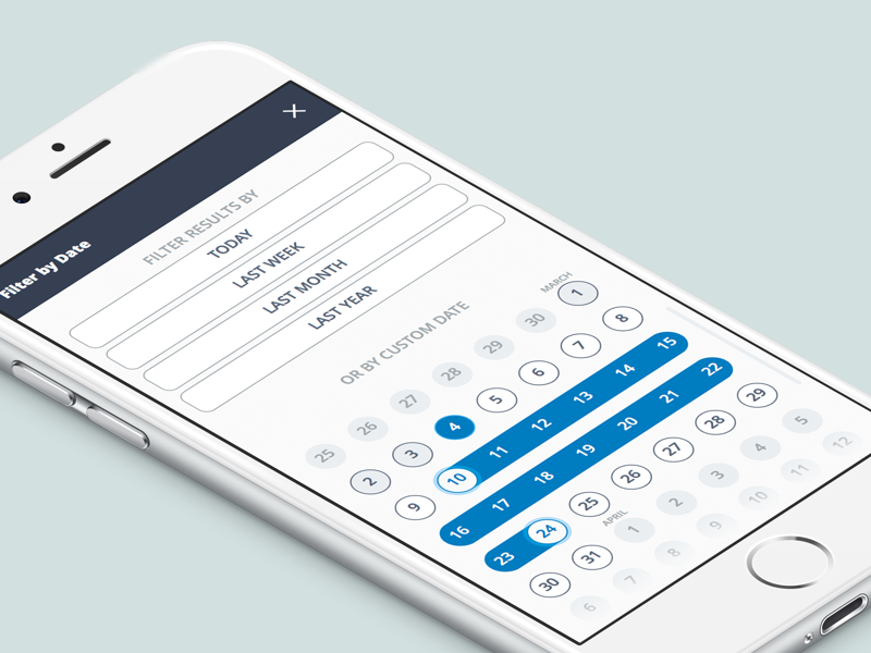 Date Range Filter by Josep Jane & Rosello for Jane & Rosello on Dribbble