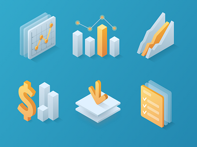 Isometric Icons data science datacamp documents files icons isometric programming python r stats