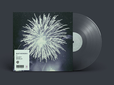 Gatherers - Equal Vision Records - Vinyl album band branding color dark firework identity music packaging photo texture vinyl