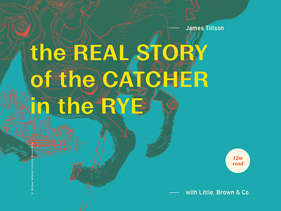 Article Typography - Catcher in the Rye article color design eames font green header headline type typography visual web