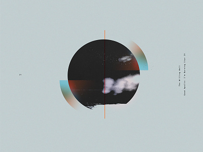 ex: I digital geometric logo minimalism moon music retro sci fi space typography vector vintage