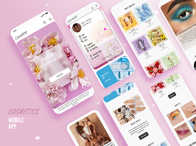 Store App | eCommerce adaptive design adaptive form beauty beauty product branding cosmetic cosmetics design ecommerce graphic design mobile app scin scin care shop app store app ui web design