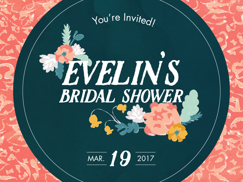 Bridal Shower Details by Evelin Serritos on Dribbble