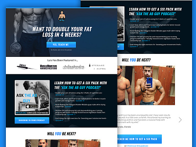 Fitness Landing Page - TheABGUY