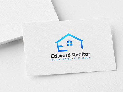 Letter E Real Estate Company Logo