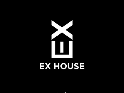 EX HOUSE Minimal concept Logo