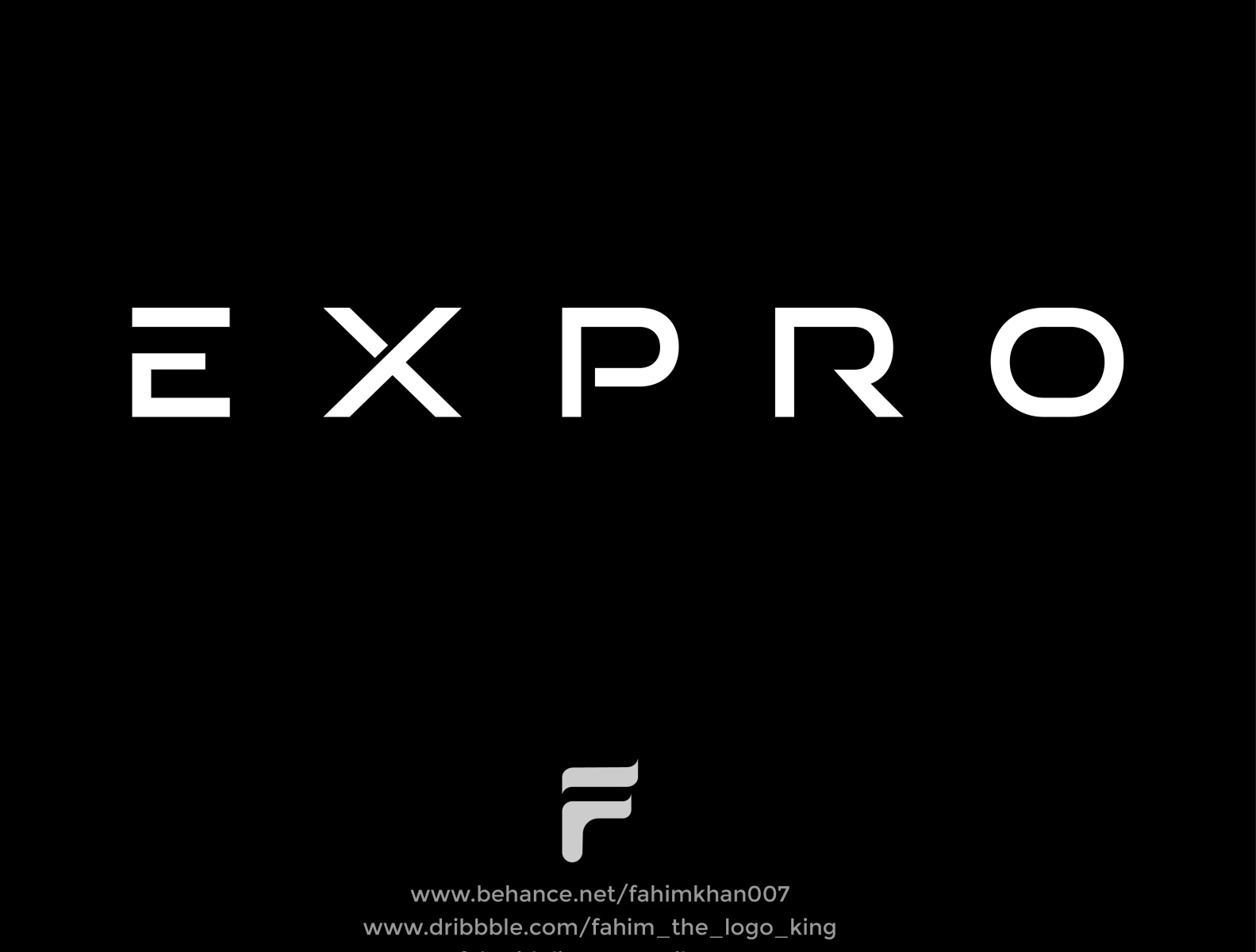 EXPRO Minimal Logo by Fahim Islam on Dribbble