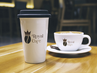 ROYAL CAFE Logo Design 3d animation brand identity branding branding designer design graphic design illustration logo logo inspiration logo maker motion graphics ui vector