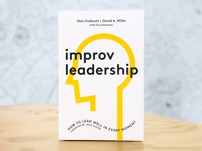 Improv Leadership abstract animation book branding campaign coaching cover design editorial face head line minimal monoline motion social strategy type typography vector