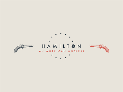 Hamilton: An American Minimal broadway futura gun hamilton minimal musical star
