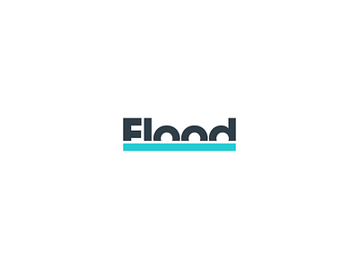 Flood avant branding deep flood garde geometric logo logotype rain storm type water
