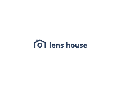 Lens House branding camera design house icon lens line logo logo design mark minimal photography store