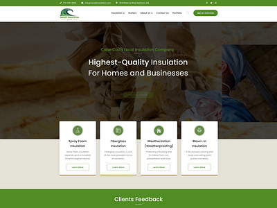 Nauset Insulation's  Website - Web Design & Development