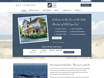 Inn at The Oaks - Home page