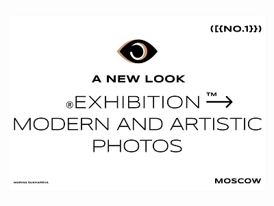 New look at identity👁️ brand identity exbition eye identity logo design look modern new look phoography web design