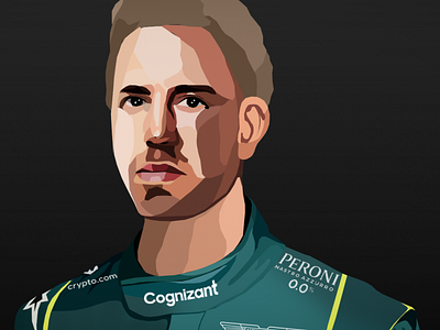 Sebastian Vettel Illustration