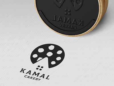 Visual Identity Of Kamal Cakery > Stamp branding design logo typography