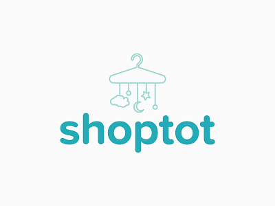 shoptot / Brand branding clothing icon kids typography