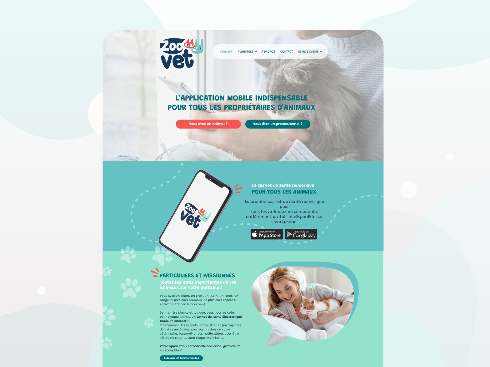 zoovet-pet-care-website-by-elisa-on-dribbble