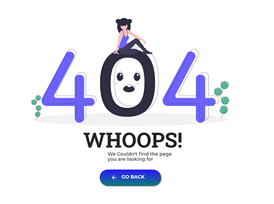 404 page ui graphic design ui