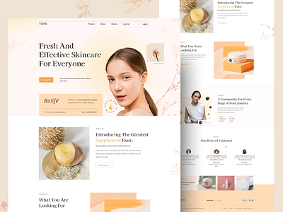 Skin-Care Product Landing-Page