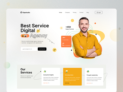 Digital Agency Website Design