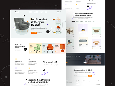 Furniture Shop Landing Page