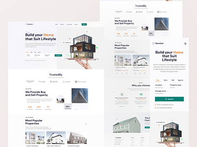 Real Estate landing page design