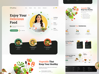 Food Delivery Landing page