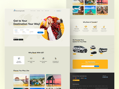 Travel agency Website design