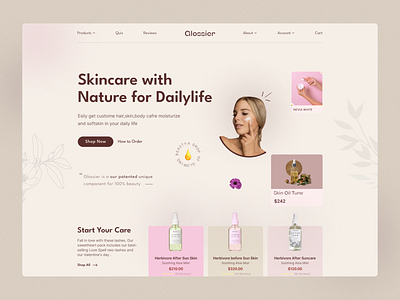 Skincare Product Landing Page