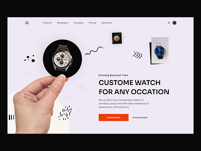 Smartwatch ⌚️ Product Landing Page best 2022 branding design e commerce gear landingpage productpage trending watch watchbrand website