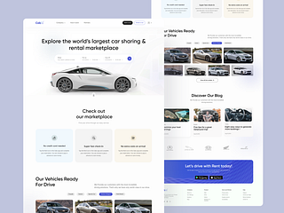 Car Rental Website Design by Akikul Haque on Dribbble