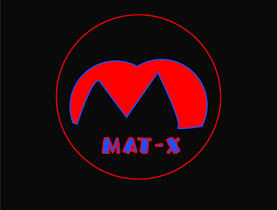 Mat- x brand branding design designer flat icon illustrator logo logodesign