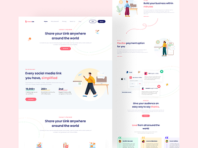 Bio Link Manager Landing Page - BranchLink