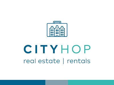 CITYHOP amsterdam design graphic identity logo real estate rentals style