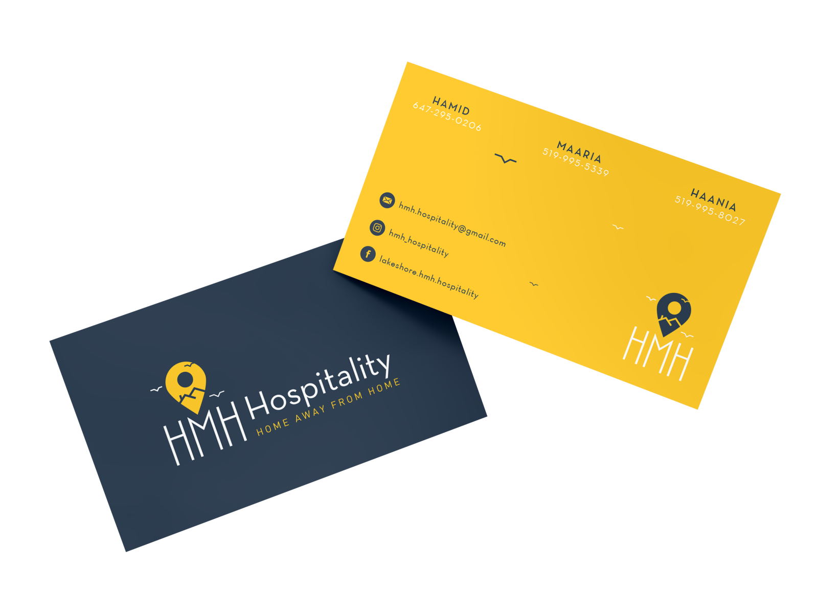 HMH Hospitality - Business Cards by gang&lani media on Dribbble