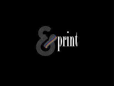 &print - Logo agency branding design illustrator logo logo design