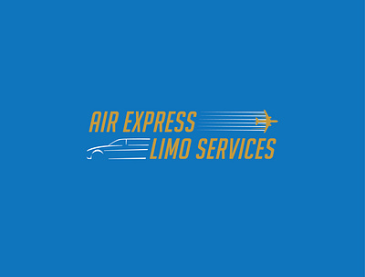 Air Express Limo Service - Logo agency air express branding design illustrator limo limousine logo logo design service