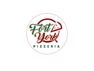 Fort York Pizzeria - Logo agency branding design fort york illustrator logo logo design logos pizza pizzeria restaurant restaurant branding restaurant logo