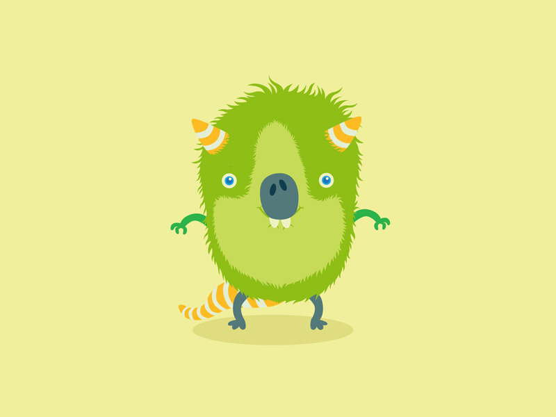 Monster No. 4 - Hamsterzilla by Nico Encarnacion on Dribbble