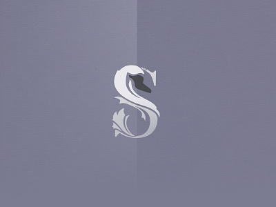 'Swan' Family Logo Concept design identity logo swan typography