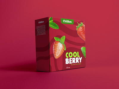 Chillion - Cool Berry Fruit Infusion Packaging Design brand identity branding and identity design package design supermarket branding