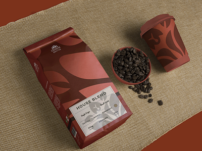 Coffe Packaging - House Blend brand brand identity brand identity design branding branding and identity coffee branding coffee packaging package design product design