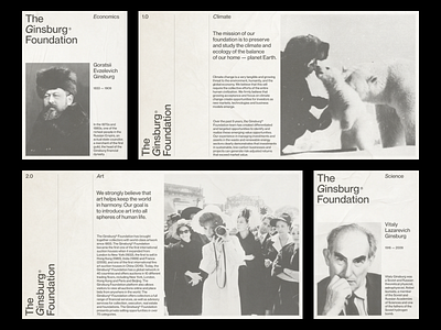 The Ginsburg Foundation branding branding design clean design grid identity logo minimal poster print typogaphy