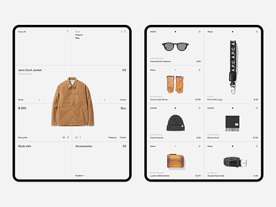 Norse Store Product clean concept dashboard e commerce fullscreen grid ipad ipadpro minimal minimalism mobile responsive store tablet ui ux web website white wip