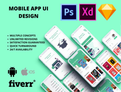 Mobile Desighner app branding design enhance pohto icon logo phtoshop ui ux web