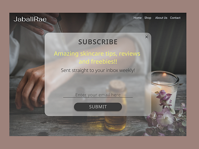 Subscribe - Daily UI 26